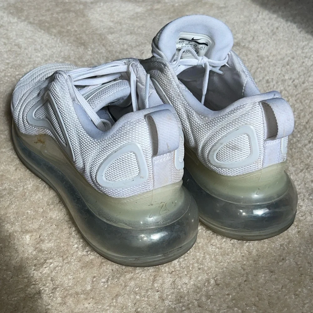 Nike White Air Max with Transparent Sole